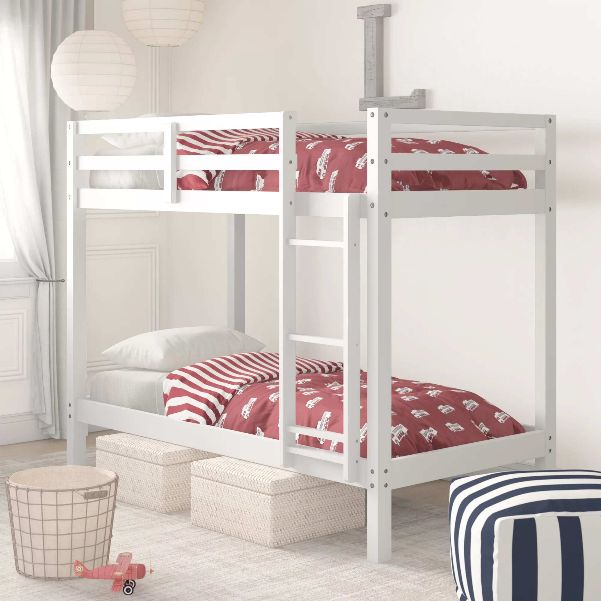 wayfair 3 bunk bed