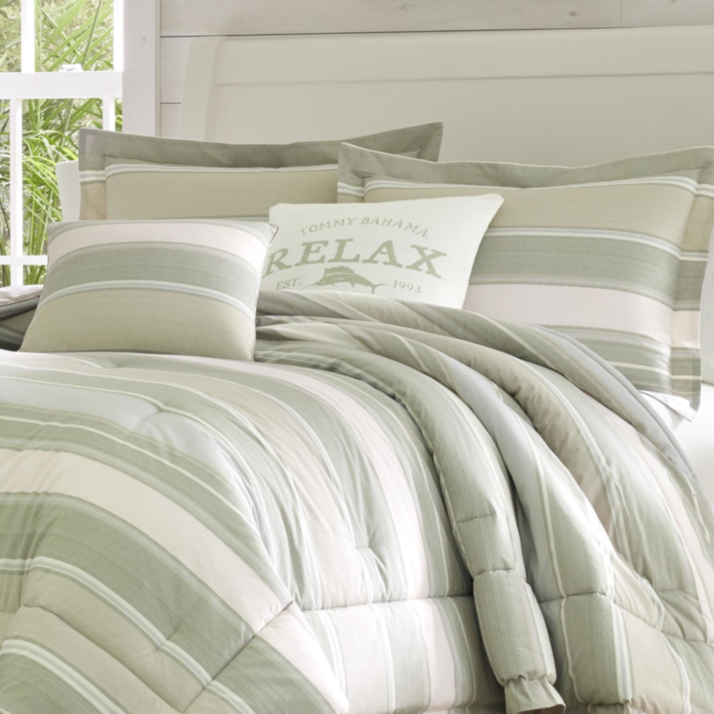 tommy bahama striped bedding