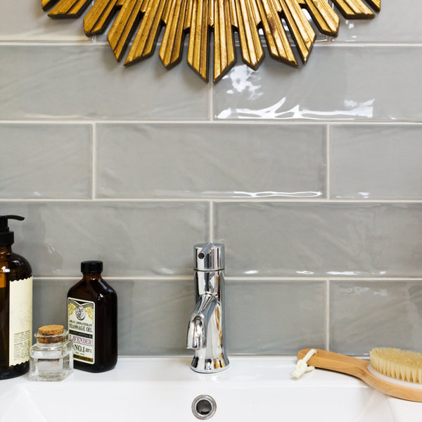 Dove Gray Subway Tile | Wayfair