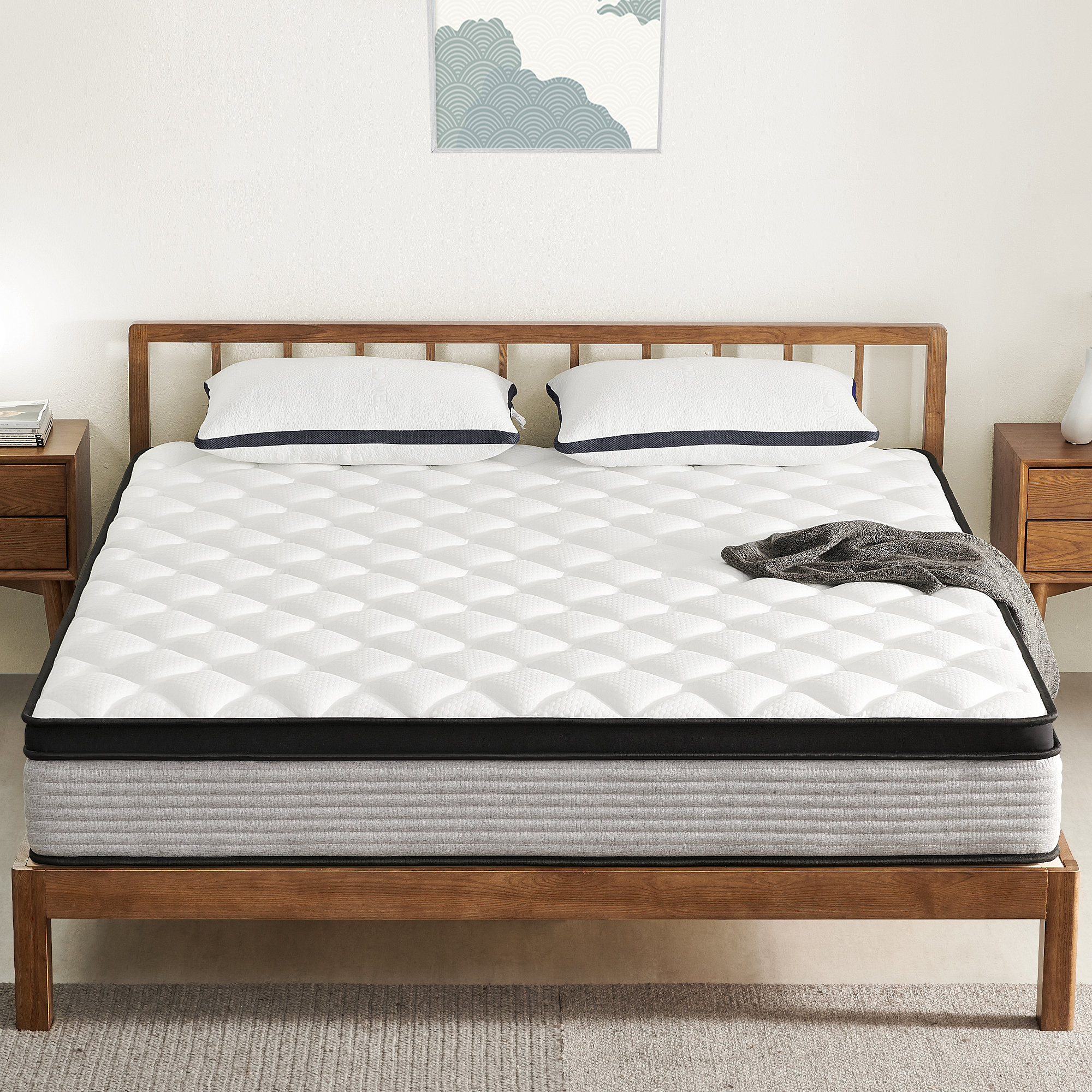 full size plush pillow top mattress