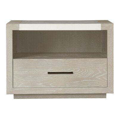 Affric 1 - Drawer Nightstand in Quartz by Joss and Main