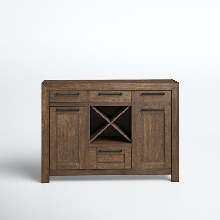 Birch Lane Pottsville 58" Wide 4 Drawer Solid Wood Sideboard