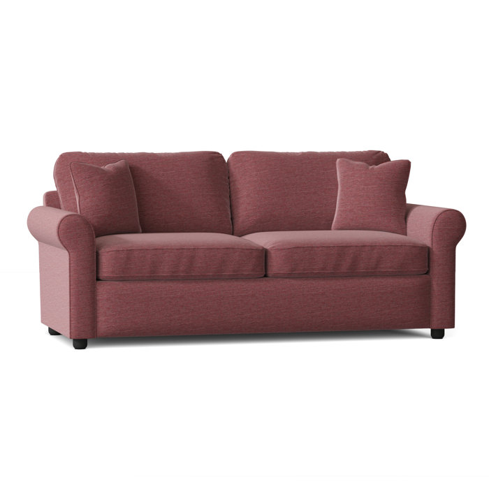 Lark Manor Antoinette 82" Rolled Arm Sofa Bed Slipcovered
