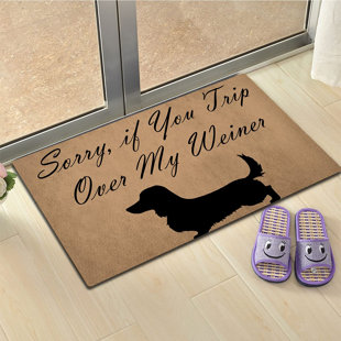 dog themed doormat