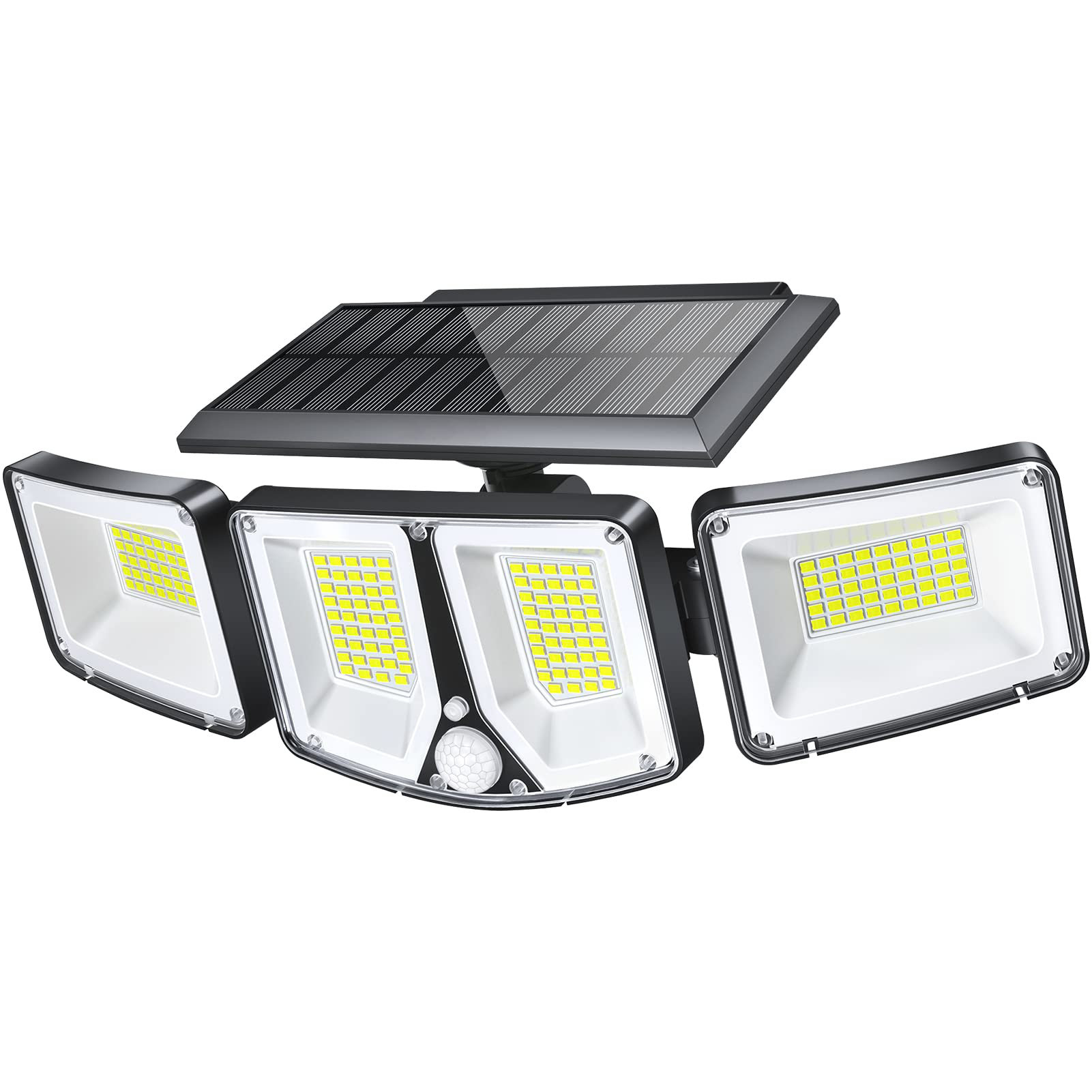 104 LED Solar Power Motion Sensor Light Garden Security Outdoor Floodlight USA 