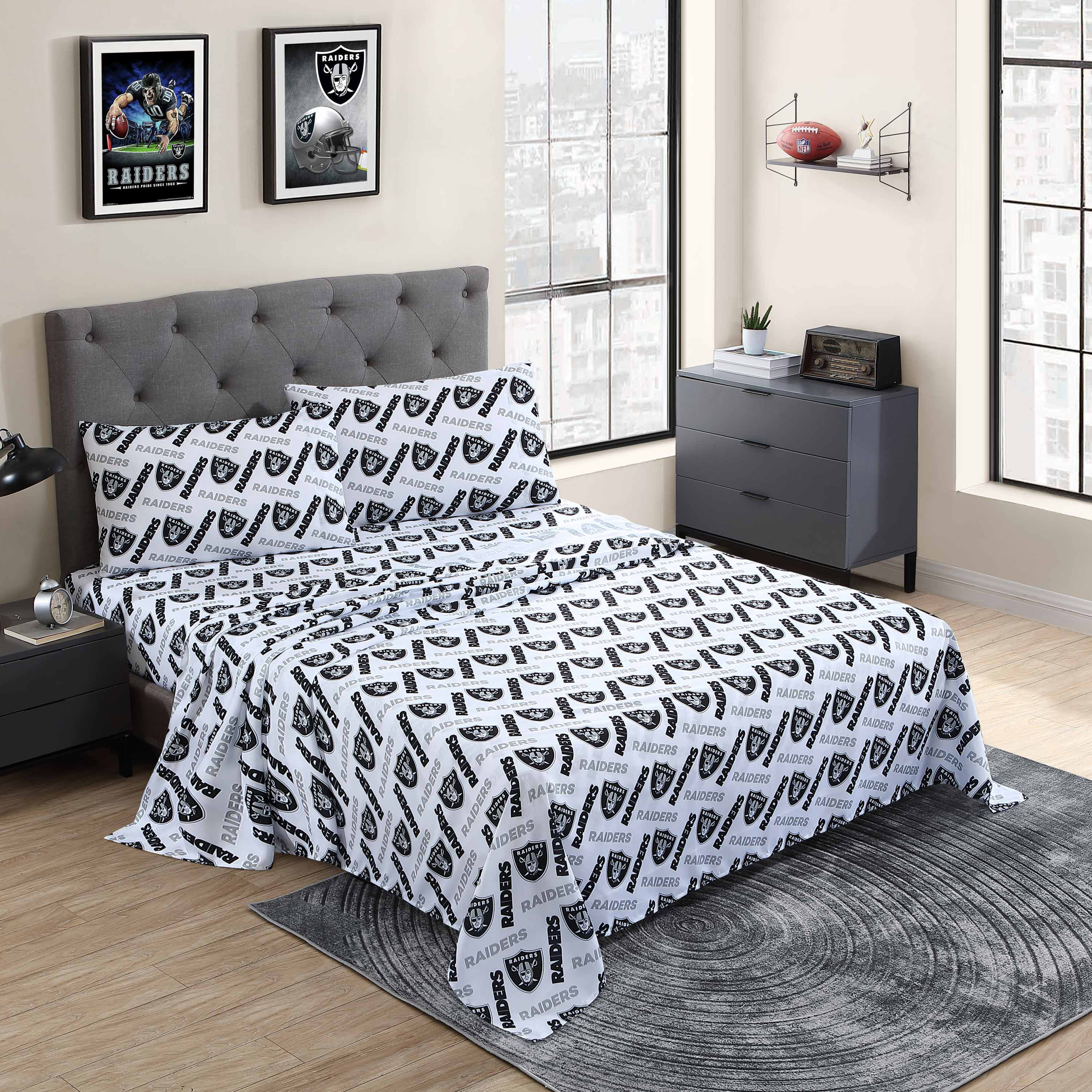 raiders crib bedding set