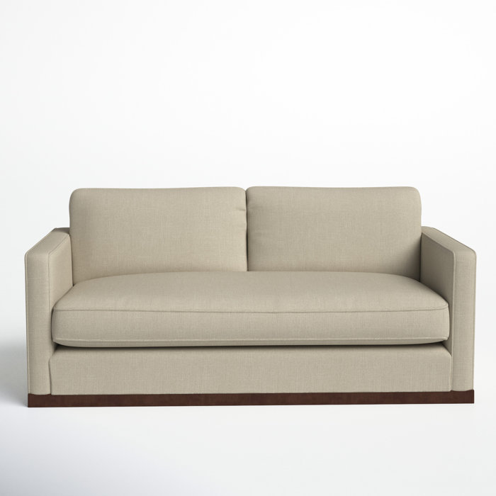 Joss and Main Elba 72.5" Square Arm Loveseat with Reversible Cushions