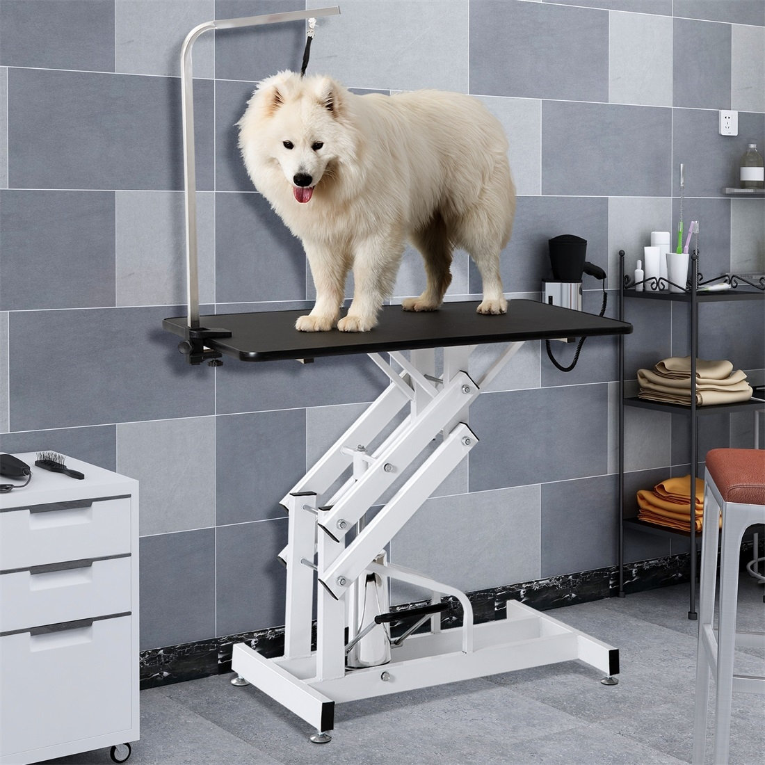 big dog grooming table