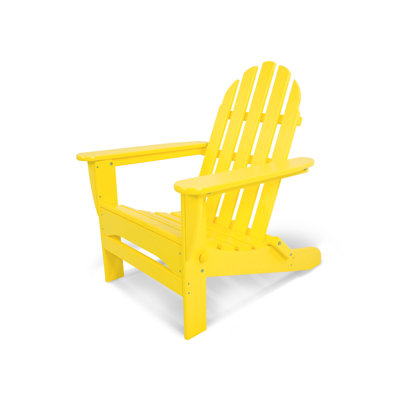 Classic Adirondack Wood Folding Adirondack Chair by POLYWOOD