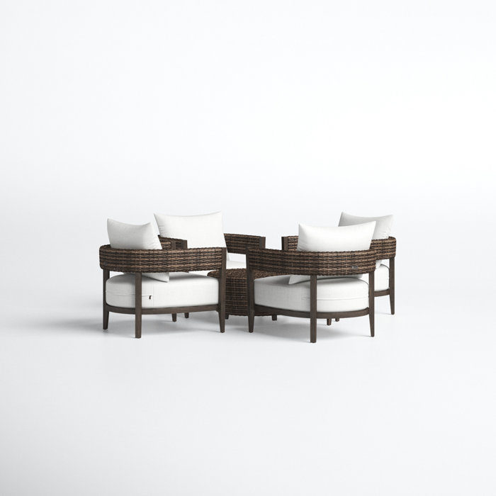 Joss and Main Janae 5 Piece Multiple Chairs Seating Group