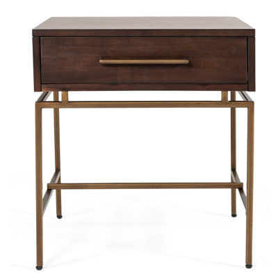 Tillie 1 - Drawer Solid Wood Nightstand by Joss and Main