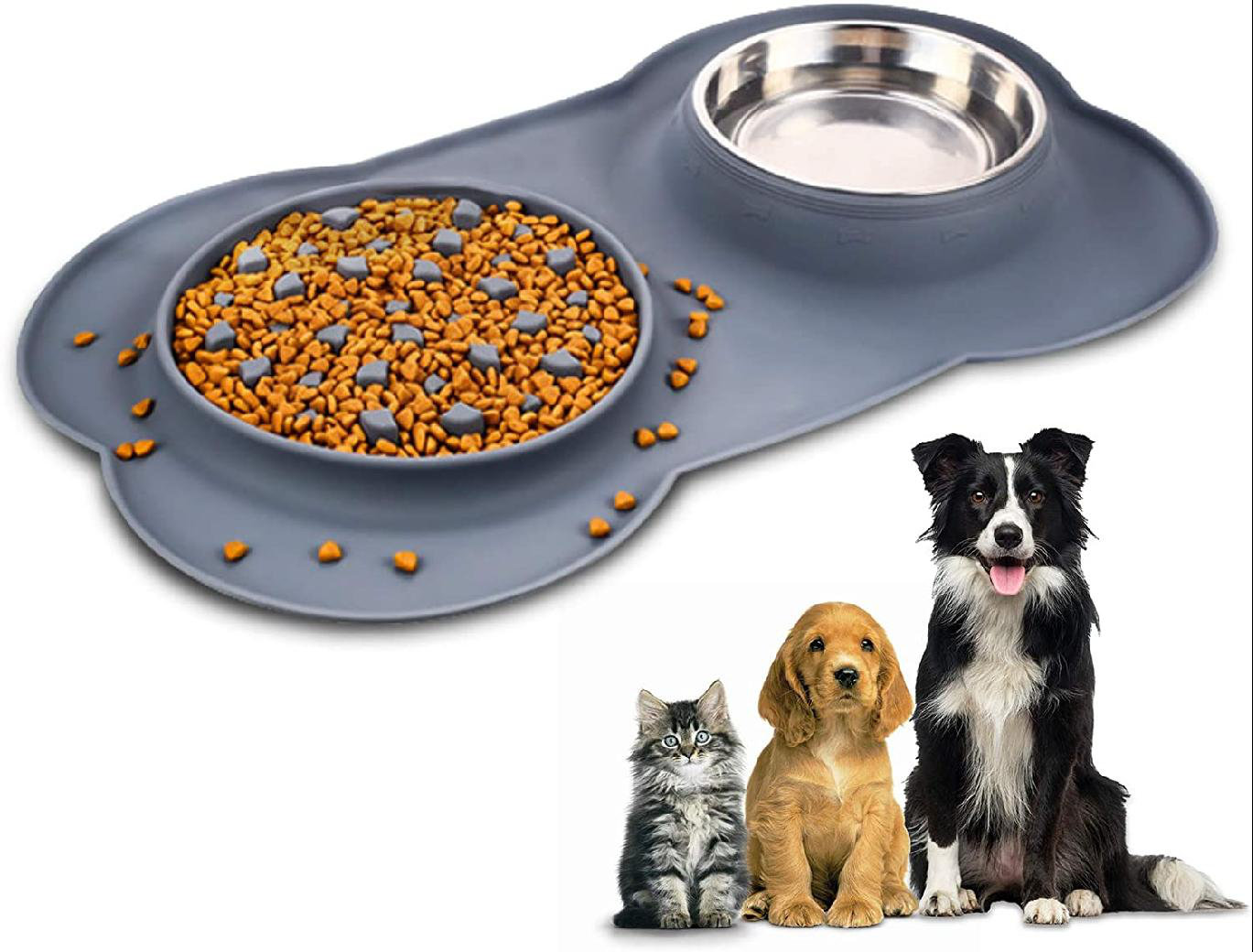 stainless steel dog water dispenser large