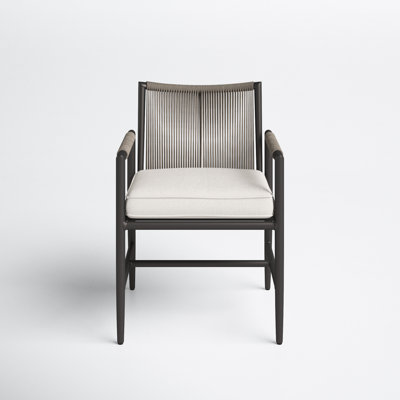 Vicki Patio Dining Armchair with Cushion by Joss and Main