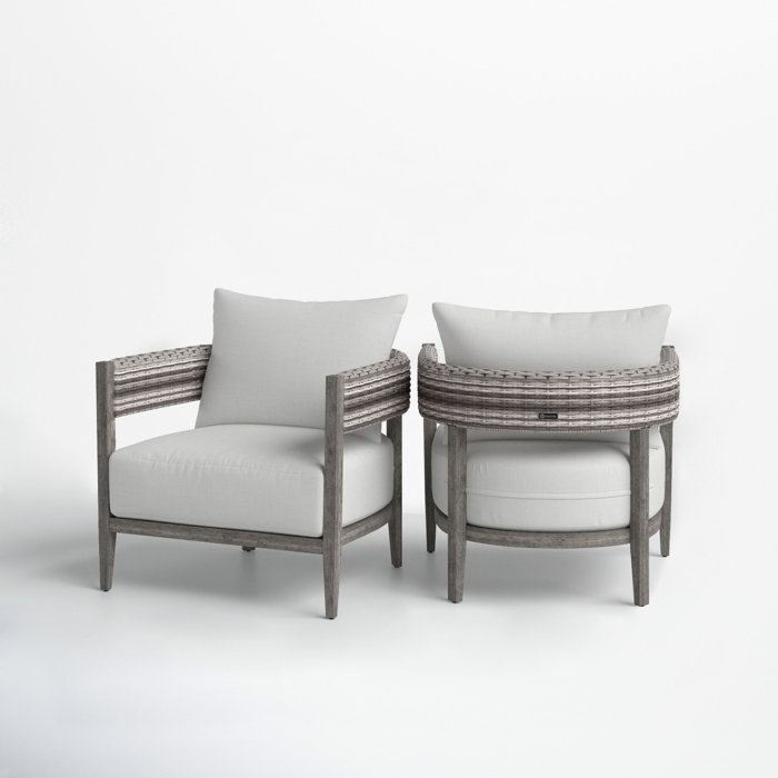 Joss and Main Janae Patio Chair with Cushions