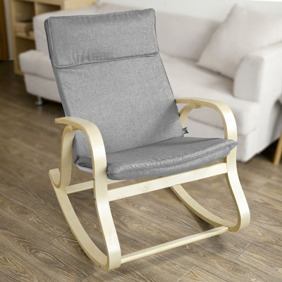 Modern Comfortable Relax Rocking Chair Lounge Chair.