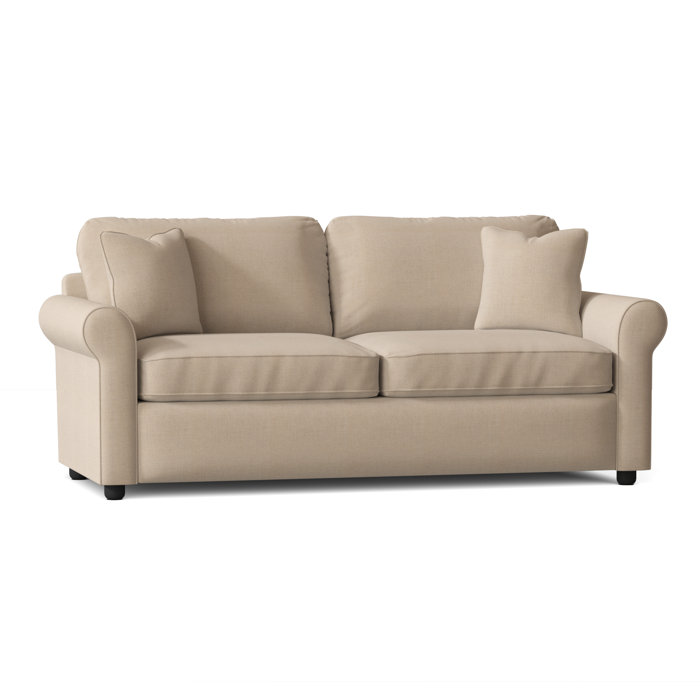 Lark Manor Antoinette 82" Rolled Arm Sofa Bed Slipcovered