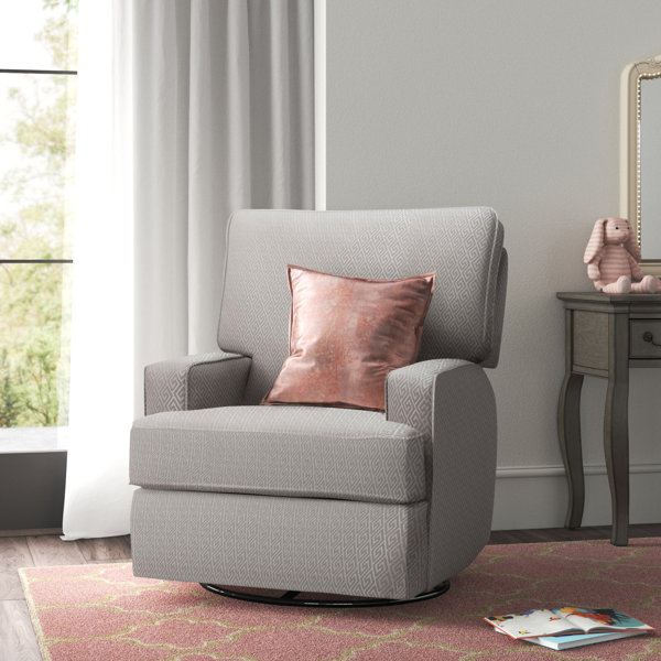 gray swivel rocker