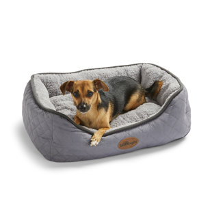 helix durable bolster rectangular dog bed