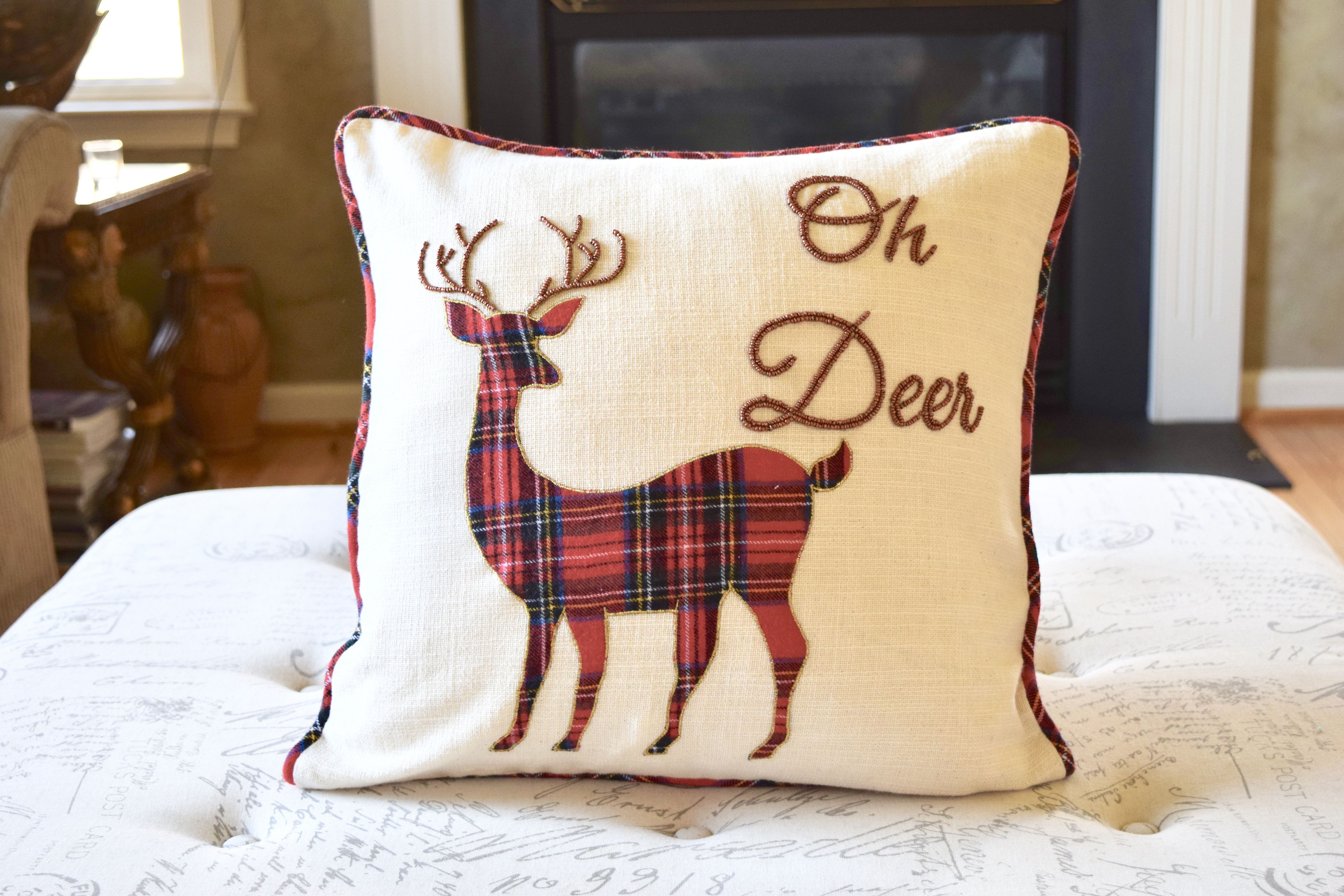 oh deer pillow
