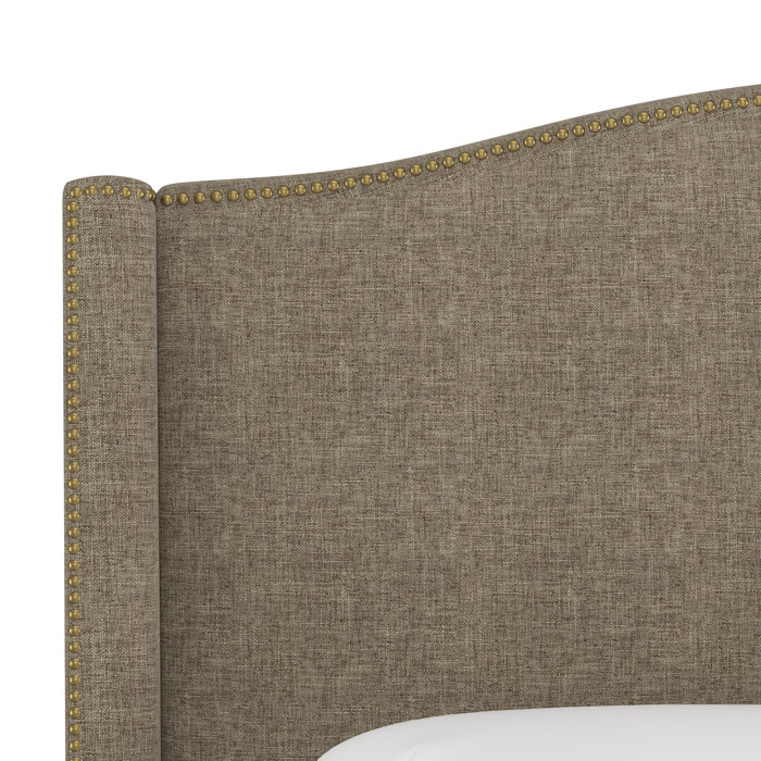 Joss and Main Andrews Upholstered Wingback Headboard
