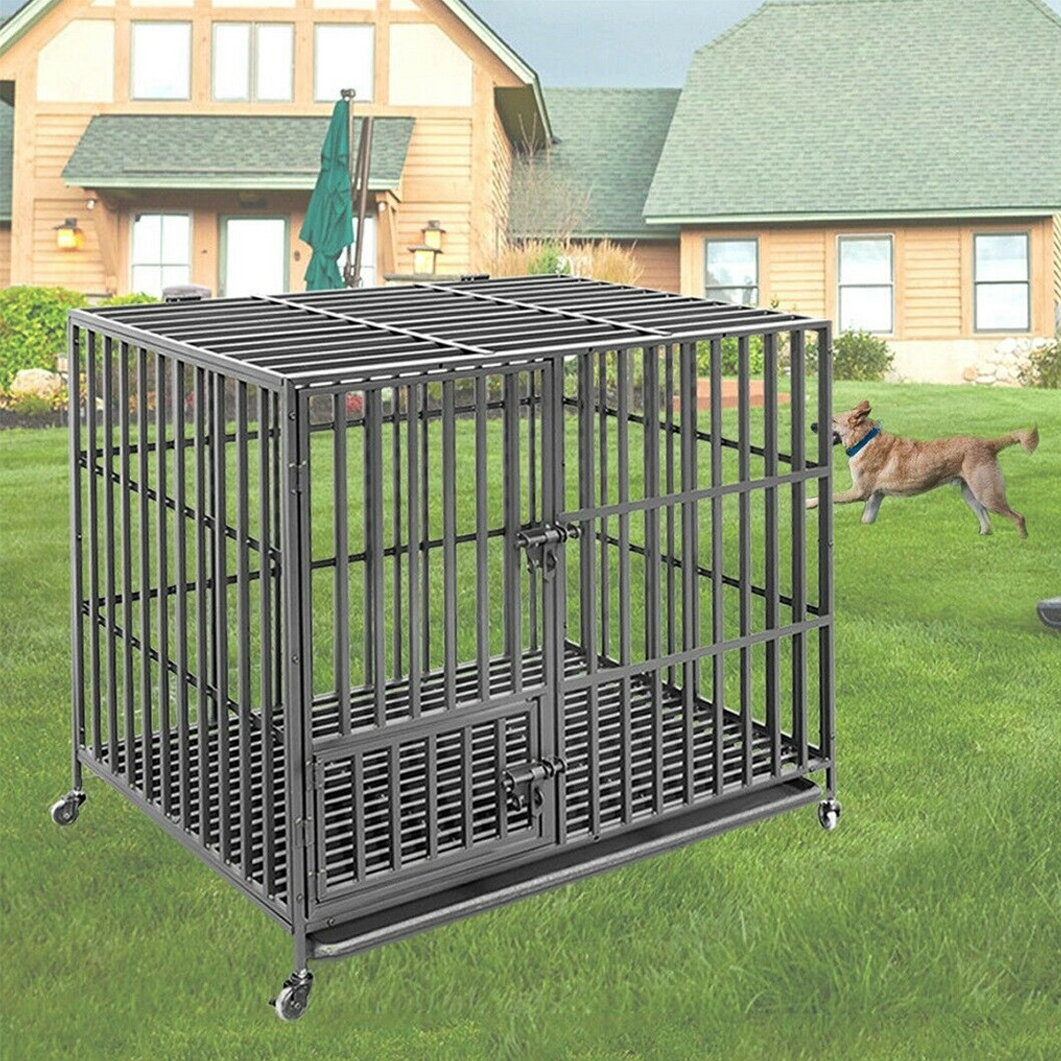 rolling dog kennel