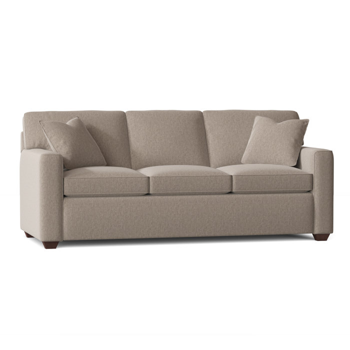 Ebern Designs Lesley 87" Square Arm Sofa Bed with Reversible Cushions