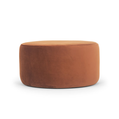 Mila 24" Wide Round Cocktail Ottoman by AllModern