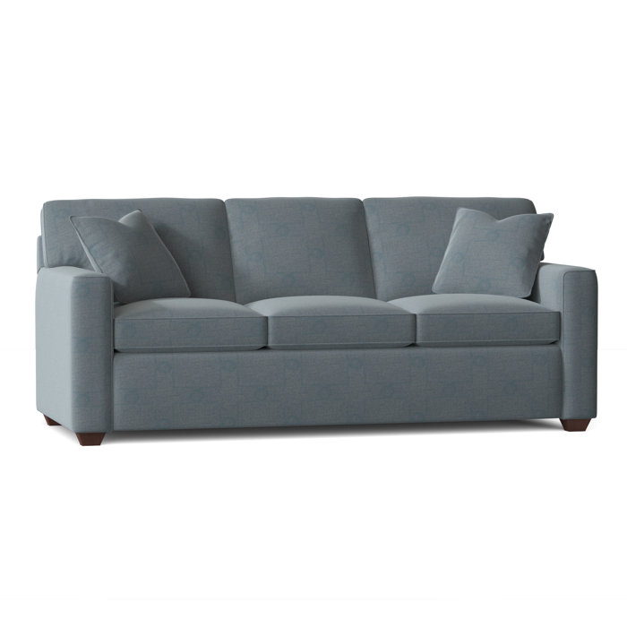 Ebern Designs Lesley 87" Square Arm Sofa Bed with Reversible Cushions