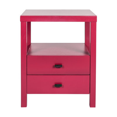 Leflore 2 - Drawer Solid Wood Nightstand by Hashtag Home