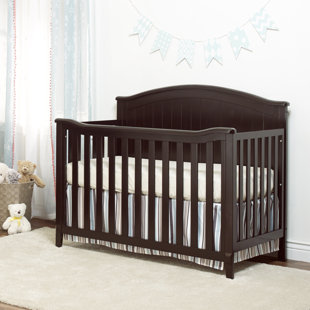 rustic crib with changing table