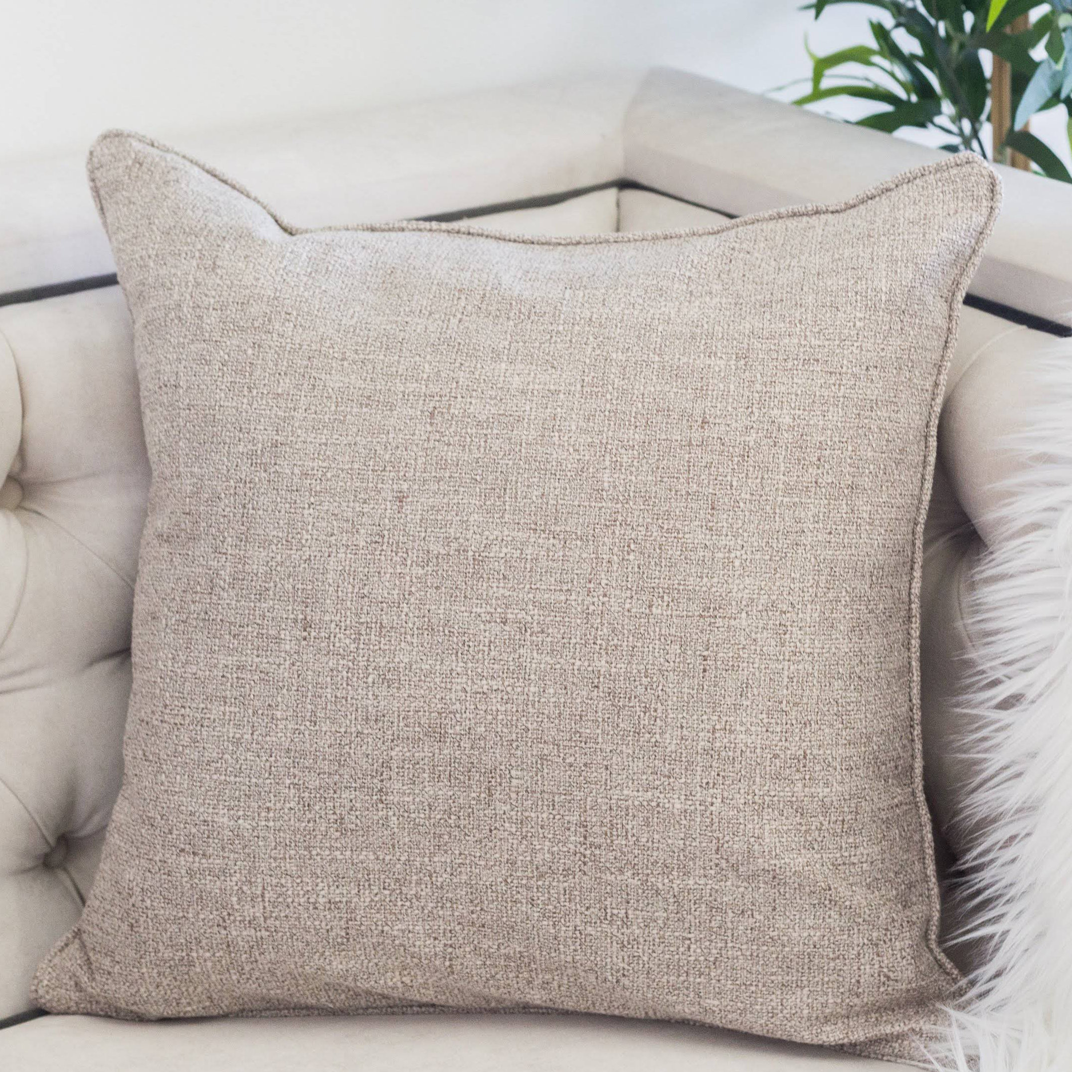 linen floor pillow