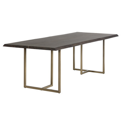 Remi 90" Solid Acacia Dining Table by Joss and Main