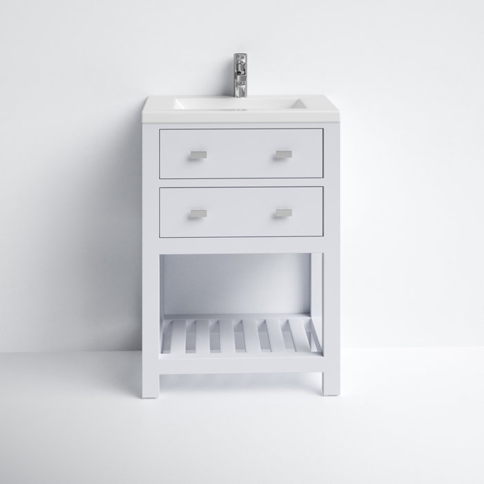 Joss and Main Knighten Modern 24" Single Bathroom Vanity Set