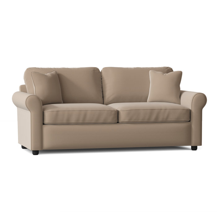 Lark Manor Antoinette 82" Rolled Arm Sofa Bed Slipcovered