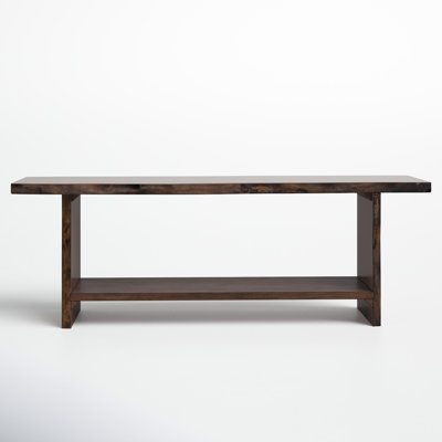 Rivka Wood Shelves Storage Bench by Joss and Main