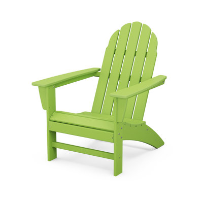 Vineyard Plastic/Resin Adirondack Chair by POLYWOOD