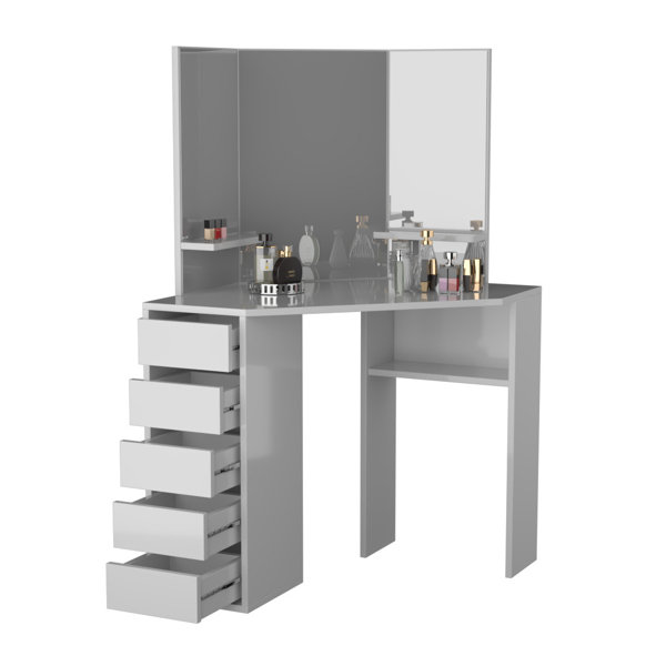 corner dresser table