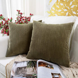 sage green sofa pillows