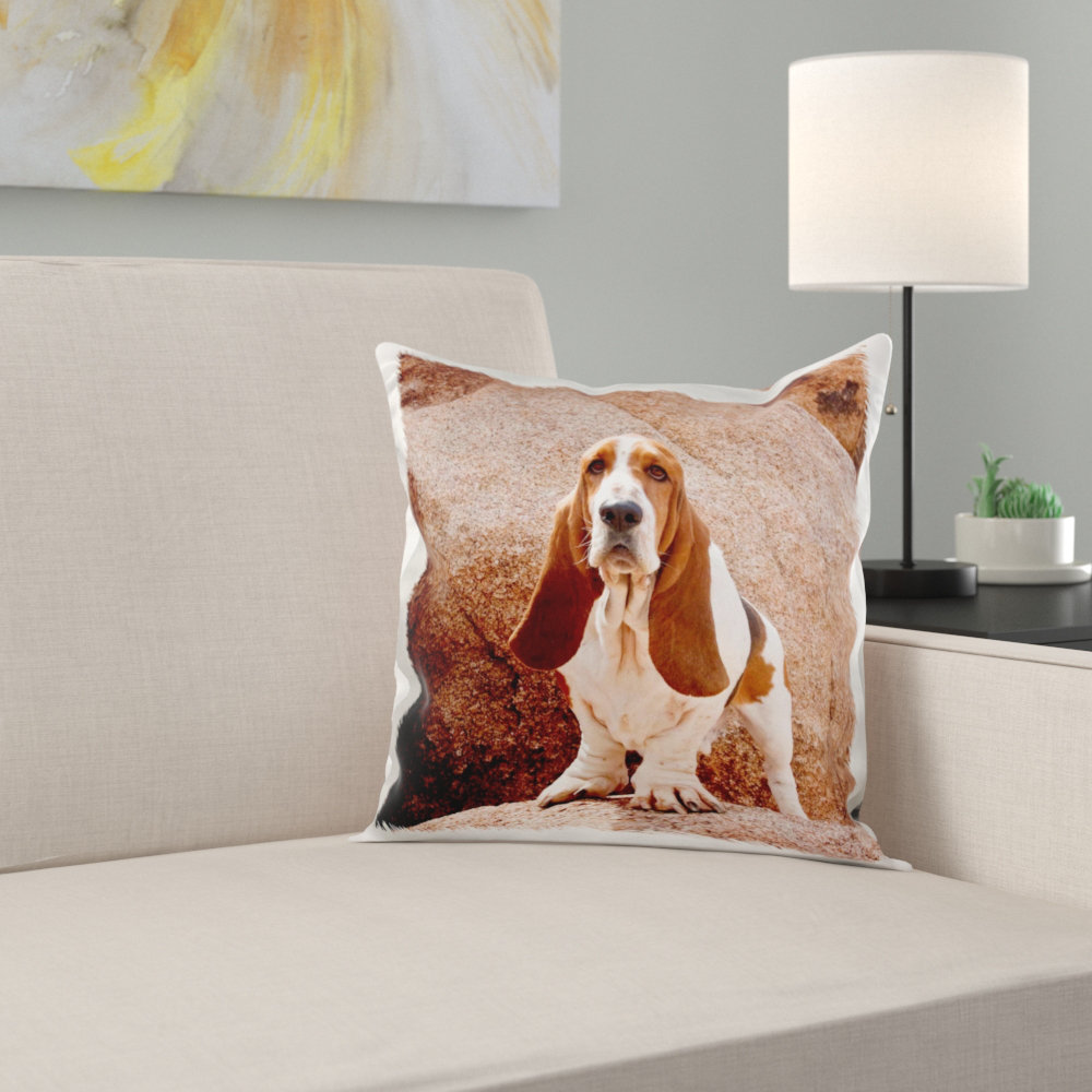 basset hound pillow