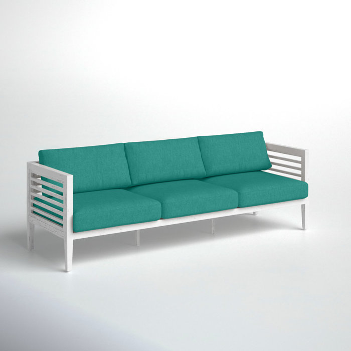 Joss and Main Julian Patio Sofa with Cushions