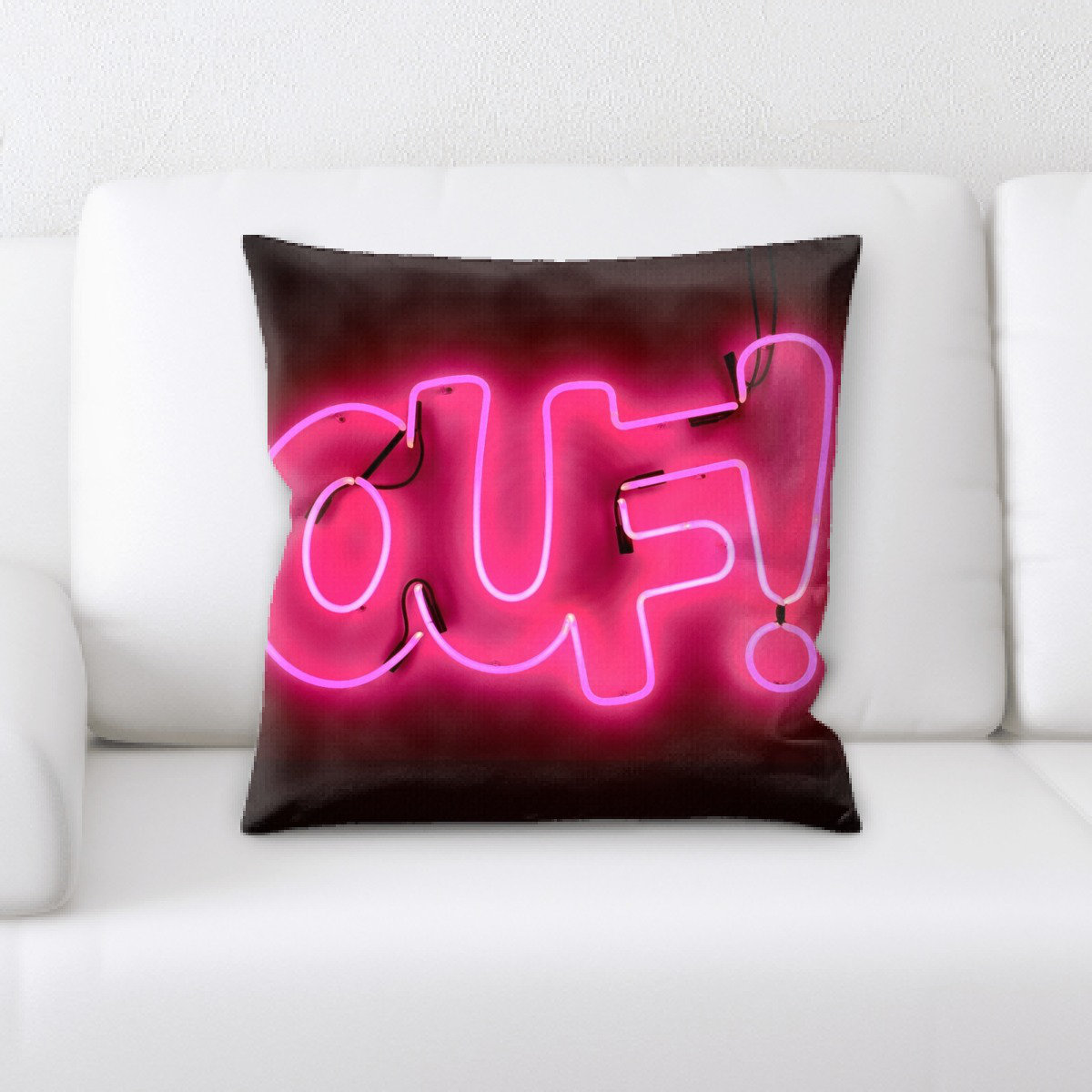 neon throw pillows