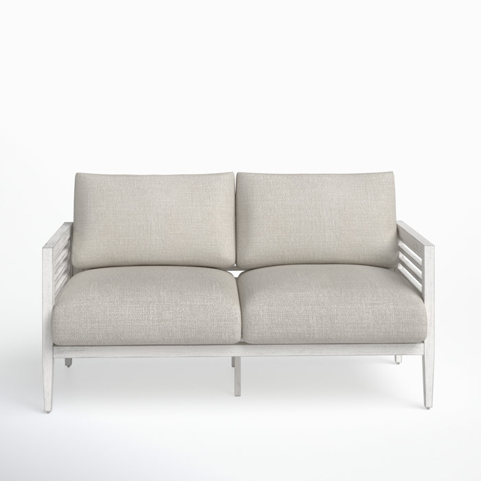 Joss and Main Julian Patio Loveseat with Cushions