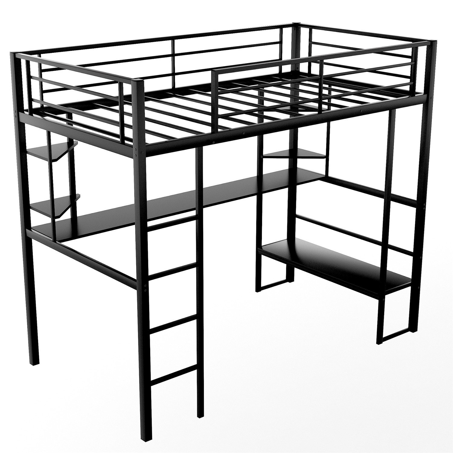 twin size loft bed frame