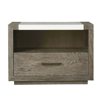 Affric 1 - Drawer Nightstand in Gray by Joss and Main