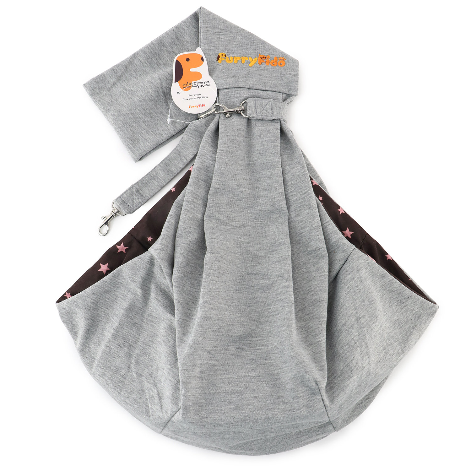 furryfido adjustable pet sling