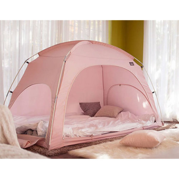 tent around bed