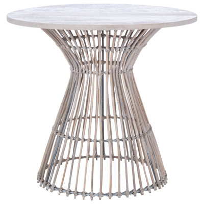 Angelo Pedestal End Table by Beachcrest Home