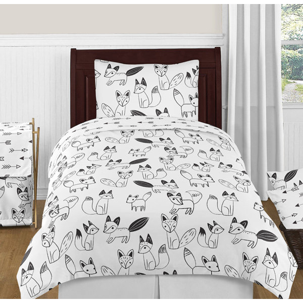 fox kids bedding