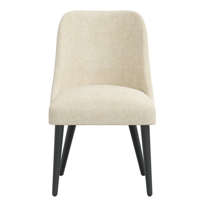 Joss and Main Nantucket Upholstered  Side Chair in Ivory