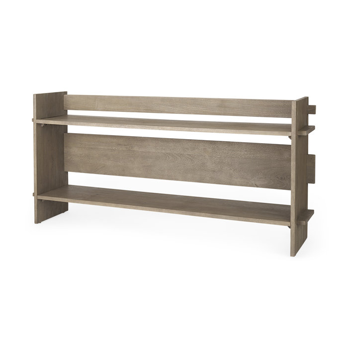 Foundstone Ines 75.75" Solid Wood Console Table